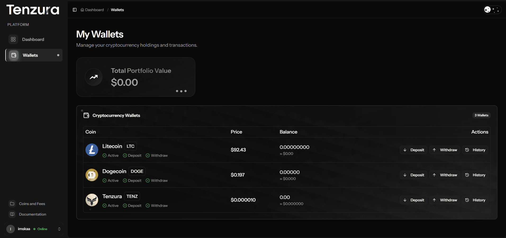 Web Wallet